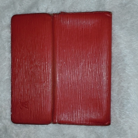 Louis Vuitton Red Epi Long Wallet Pouch - Picture 7 of 14
